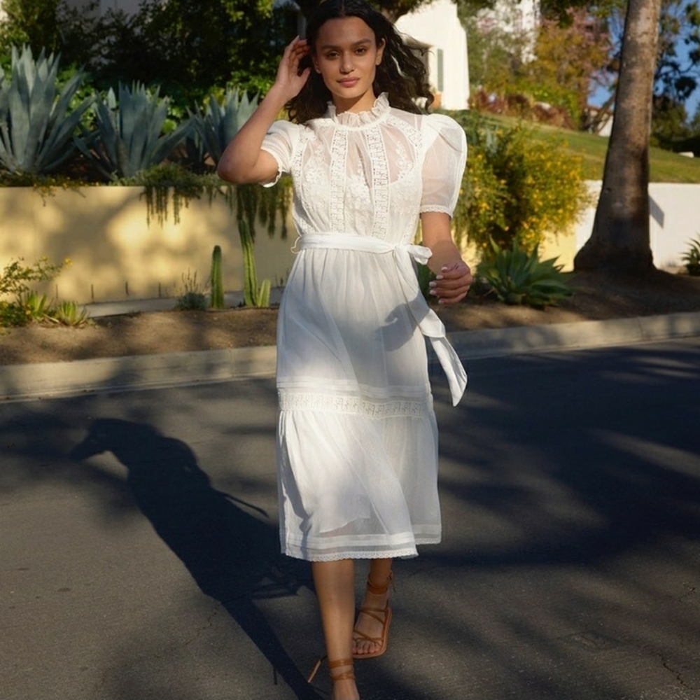 NWOT St. Roche Tomi Dress in Ivory, size 10